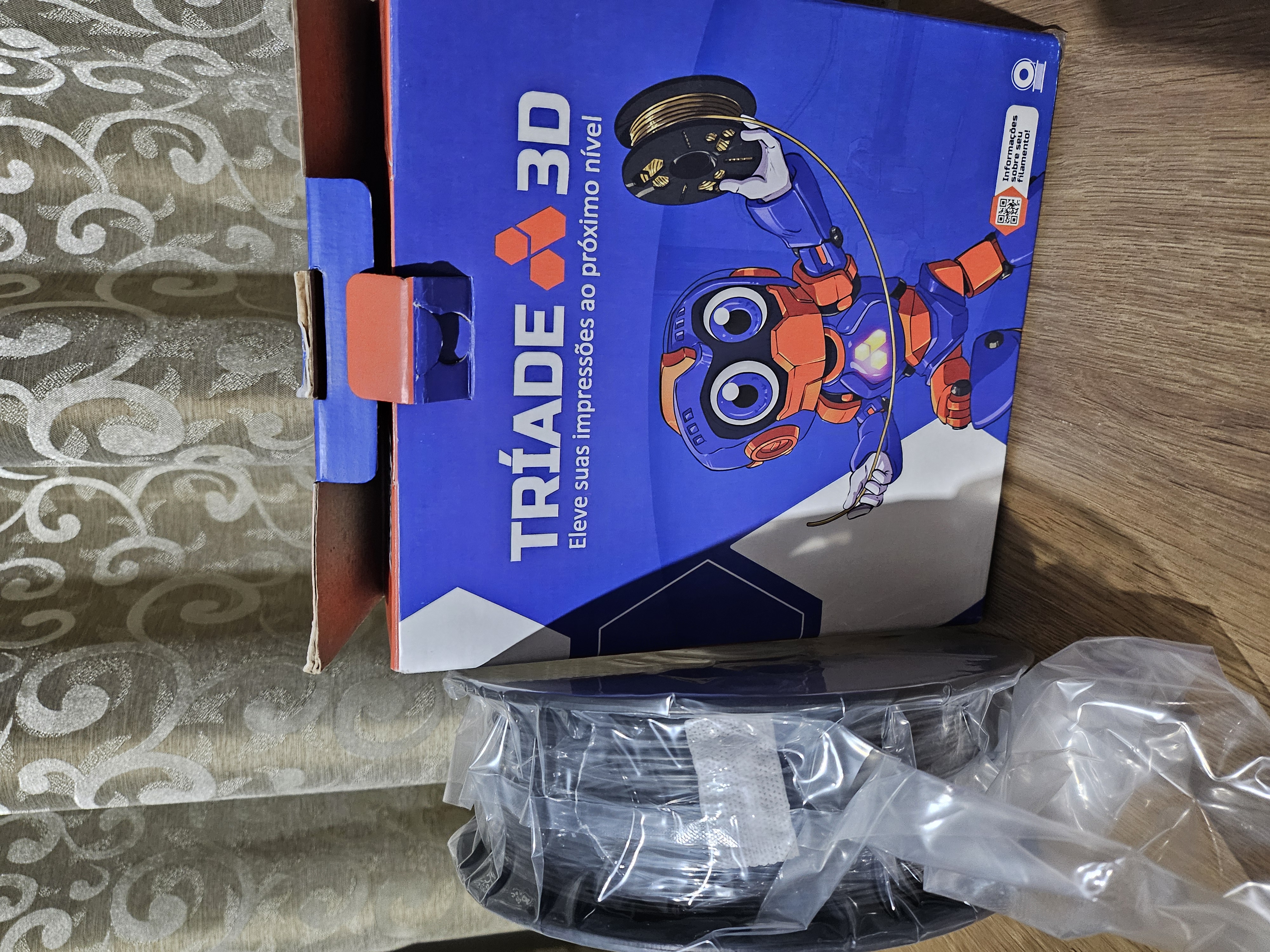 FIlamento Triade3D preto Black Piano