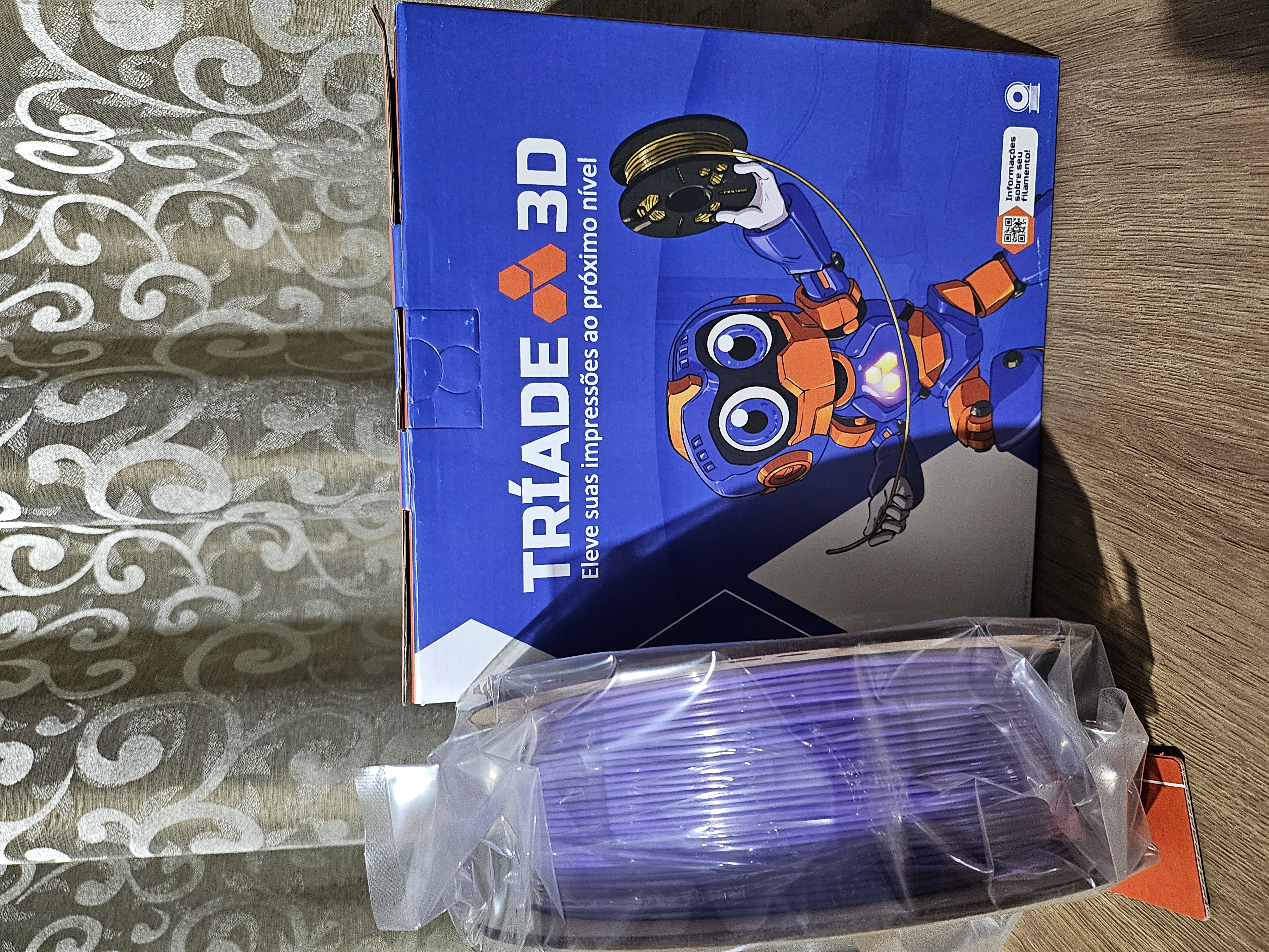 Filamento Triade3D para Impressão 3D Roxo